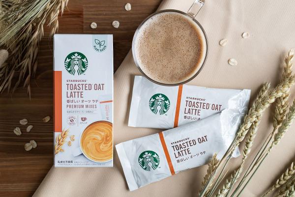 Starbucks星巴克特选「燕麦拿铁」浅烘焙咖啡结合细緻燕麦，超香浓！